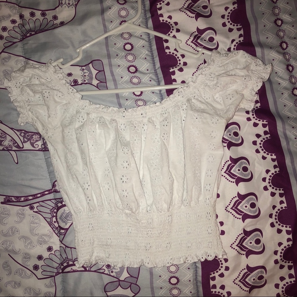 White Crop Top